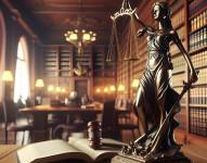 Imagen referencial de la justicia.