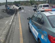 Accidente de tránsito en Guayaquil.