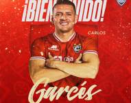 El ecuatoriano Carlos Garcés es el nuevo delantero del equipo peruano Cienciano