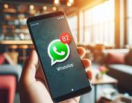 Ícono de Whatsapp con notificaciones.