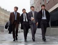 The Beatles en la grabación de su segundo álbum, With the Beatles.