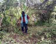 Foto publicada en redes sociales por la Secretaría Técnica de Prevención de Asentamientos Humanos Irregulares, el 5 de mayo de 2023.