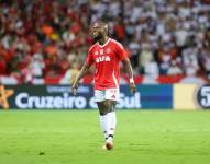 El delantero del internacional de Porto Alegre, Enner Valencia, en un partido por el torneo de Brasil