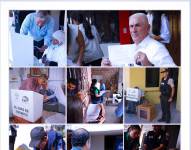 Las brigadas de las juntas receptoras del voto móviles se desplegaron a escala nacional.