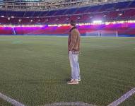 El exjugador del Barcelona Lionel Messi, que ahora juega en las filas del Inter de Miami, visitó el Spotify Camp Nou.