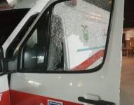 Las balas atravesaron la cabina y las ventanas del vehículo.