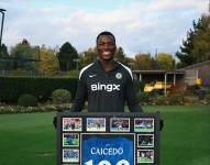 Moisés Caicedo cumple los 100 partidos con el Chelsea