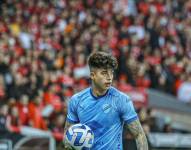 Gabriel Villamil en un partido con el Bolívar