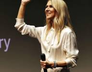 Céline Dion en la premiación del nuevo documental