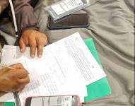 Registro durante el allanamiento.