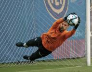 Archivo Javier Burrai entrenamiento.