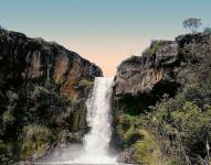 Cascada alta del río Pita