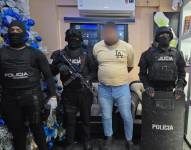 El sospechoso detenido por las autoridades.