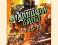 Póster promocional de The Mandalorian &amp; Grogu.