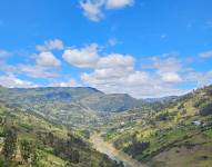 Vista del embalse de Mazar el 16 de abril de 2024.