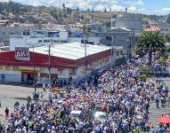 Marchas en Latacunga