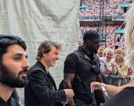 Tom Cruise en el concierto de Taylor Swift.
