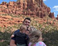 Fallecido activista Charlie Kirk y su familia.