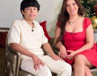 Giovannito y su hermana, Samantha Grey, en la entrevista estrella con Mariela.