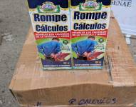 El Senae difundió imágenes en las que se observa que los productos estaban embalados en cartones y listos para su distribución.