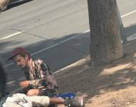 Tylor Chase viviendo en la calle.