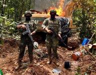 Militares en Orellana