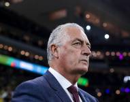 El entrenador de la selección de Paraguay, Gustavo Alfaro, en el partido ante Ecuador por las Eliminatorias Sudamericanas