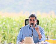 Fotografía cedida por el Palacio de Miraflores que muestra a Nicolás Maduro