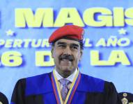 Nicolás Maduro, durante un acto de gobierno este martes, en Caracas, Venezuela