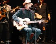 Joaquín Sabina en su último concierto en Madrid.