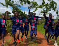 Guetto Kids celebrando la victoria del PSG.