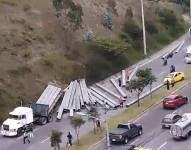 El siniestro del pasado 14 de noviembre en la avenida Simón Bolívar.
