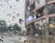 Imagen referencial de lluvias en Quito.