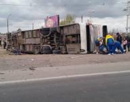 Accidente de autobús con hinchas de Boca Jrs deja un muerto y varios heridos