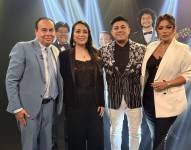 De izquierda a derecha, Santiago Naranjo, Paola, Willie y Dora West.