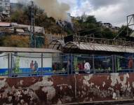 Incendios forestales Quito: fuego se registra en La Marín. Hay cierres viales