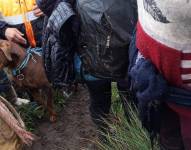 La mochila y la chompa de Lucas Campaña aparecieron en el cerro Puñay