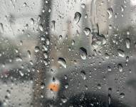 Imagen referencial de la lluvia que cayó en Quito.