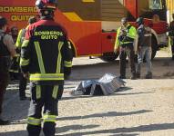 Persona asesinada al estilo sicariato al norte de Quito.