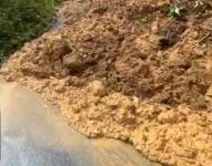 La zona donde se produjo la emergencia, este lunes 10 de noviembre de 2025.