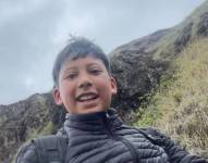 Imagen del niño localizado por las autoridades.