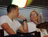 Imagen de archivo de Daniel Noboa y su madre Anabella Azín