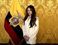 María Daniela Conde en l Palacio de Carondelet