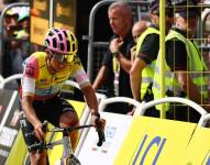 Richard Carapaz terminó la primera etapa del Tour de Francia