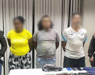 Imagen de dos hombres y una mujer detenida por el asesinato de un policía en Babahoyo, Los Ríos.