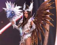 Así lució Nadia Mejía su traje típico en Miss Universo 2025.