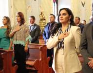 Imagen de Verónica Abad, vicepresidenta de Ecuador, tomada el 1 de diciembre del 2023.