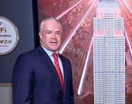 Raúl Rocha fotografiado en el Empire State Building el 22 de noviembre de 2024 en la ciudad de Nueva York.