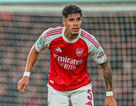 Piero Hincapié brilló en la goleada del Arsenal sobre el Brujas.