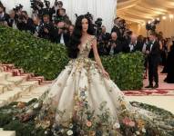 Foto de Katy Perry en la Met Gala recreada por IA